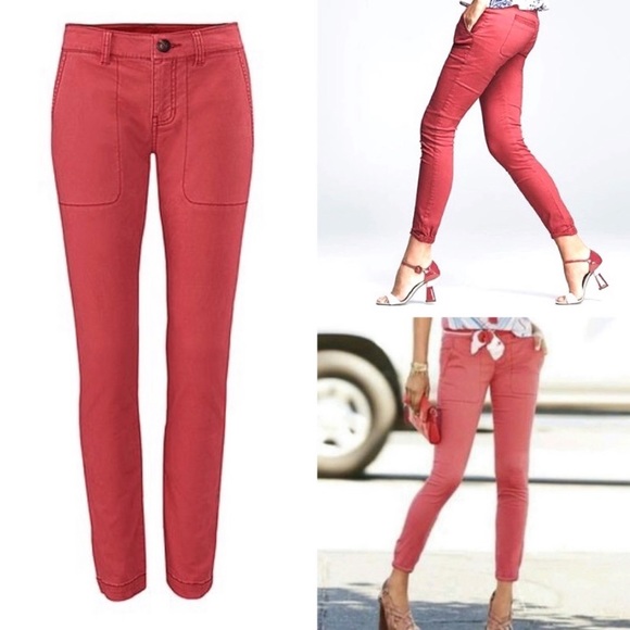 CAbi Pants - Cabi The Hutton Pants Nantucket Red Size 8
